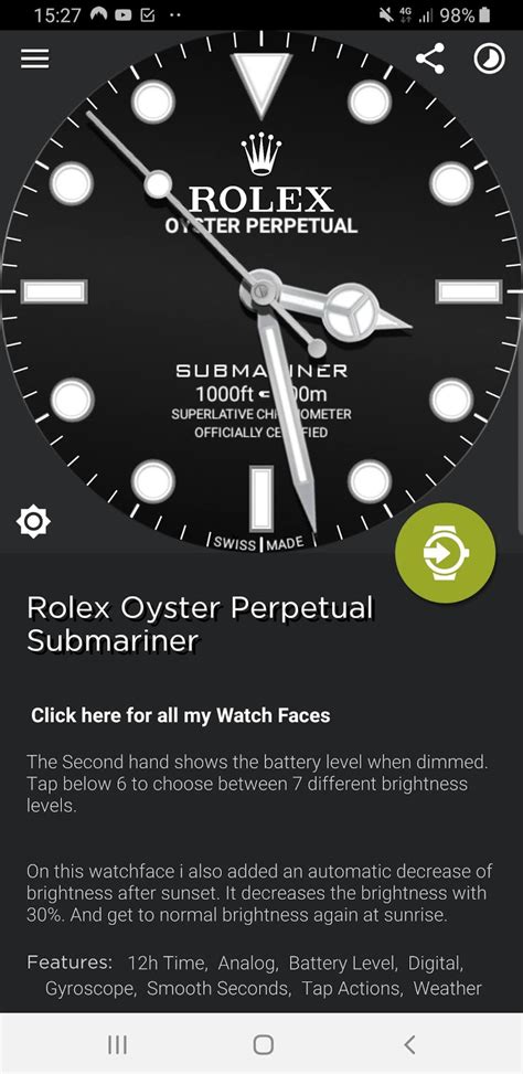 app rolex android|free rolex watch face.